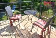 Terrassendeck mit Windschut