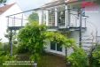 Wendeltreppe an Balkon Terrasse
