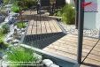 Garten Terrasse mit Gitterrosteinsaetzen