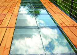 Glasplatten auf Balkon TERRASSEN DECK