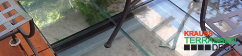 Begehbare Glas-Module Terrasse Garten Terrassen Deck Glasmodule